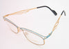 Vintage 80's Genesis Project by Alpina Gold and Turquoise Architectural Frames